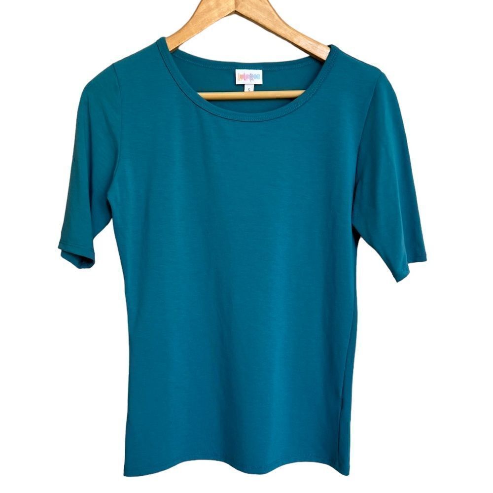 LuLaRoe Gigi Top Teal Size Small